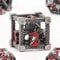 DND Würfelset Rollenspiel, Polyedrische Würfel Set D&D Metall ZHOORQI 7 Stück Der Cthulhu Würfelset für Brettspiel Dungeons and Dragons Verwendet Wird (Z-Red Number)