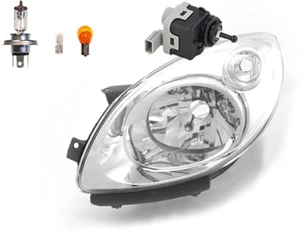 Johns, Scheinwerfer passend für Renault Twingo II 03/2007-12/11 LI Leucht. + Stellmotor