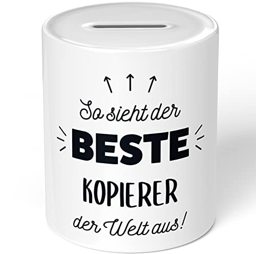 JUNIWORDS Spardose Sparbüchse, So Sieht der Beste Kopierer der Welt aus! (5859862)