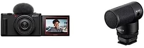 Sony Vlog Camera ZV-1 II | Digital camera + Sony ECM-G1 Shotgun Microphone (Battery- and cable-free)