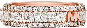 Michael Kors Premium Kors MK Roségoldfarbener Bandring aus Sterlingsilber für Damen, MKC1637AN7916