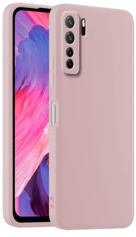HULLIN Bunte Silikon Handyhülle, Passend für Huawei P40 Lite 5G (6.5) - Sandpulver