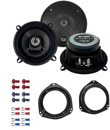 Auto Lautsprecher Boxen 13cm 2 Wege Koax 300 Watt Hifonics STX-52 passend für Opel Zafira B ab 2005 Türen Heck