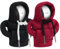 Adiwo Schalthebel Hoodie, 2 Stück Auto Schaltknauf Abdeckung, Überzug für Auto Dekoratives (Schwarz, Rot)