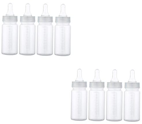 ibasenice 8 Pièces Biberon Lait Maternel Bouteille De Lait Bouteilles De Lait En Plastique Bébé Pour Les Nouveau-nés Nouveau Née Pp Jetable