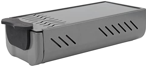 Magnetisches Fidget-Spielzeug aus Metall, Herren-EDC-Spielzeug, haptisch, Fidget-Slider, rotes Sandelholz, Stressabbau, Metall-Poker-Push-Card, Fidget-Slider, Stressabbau-Spielzeug (Gray)