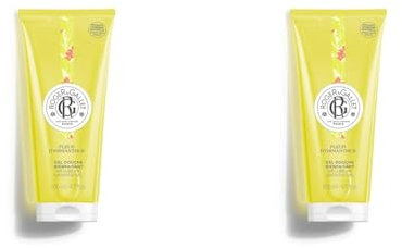 Roger&Gallet - Gel Douche Bienfaisant Fleur d'Osmanthus 200ml - Aloe Vera - Base lavante 100% d'origine végétale - Mousse Onctueuse (Lot de 2)