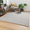Steffensmeier Handweb Teppich Nellenberg | Schurwolle | Grau Natur, handgewebt, Größe: 250x340 cm Wohnzimmer und Schlafzimmer