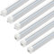 JESLED LED Röhre 120cm Komplett Set mit Fassung, 36W 4000K 5940LM Deckenleuchte Erweiterbar, Transparente Abdeckung LED Röhre für Garage, Werkstatt, Büros, Keller, 6 Stück