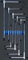 BGS 6090 | Bandeja para carro 1/3: juego de destornilladores con mango corredizo en T | perfil en T (para Torx) | T10 - T50 | 9 piezas