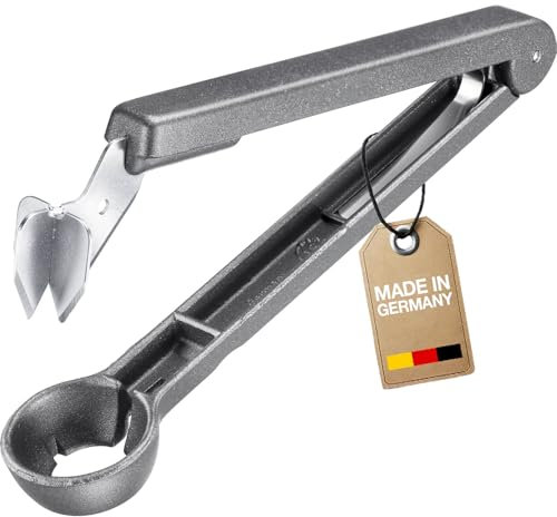 Westmark Pflaumenentsteiner Steinex Black Edition – Entkerner für Pflaumen & Zwetschgen – Handliche Einmachhilfe – Anthrazit