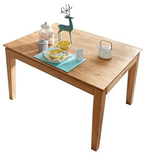 Woodroom Esstisch Paarl 120x80 cm ausziehbar auf 180 cm Massivholz Kernbuche geölt Ausziehtisch mit Butterfly-Auszug kompakter Esszimmertisch für 4–6 Personen stabil und zeitlos