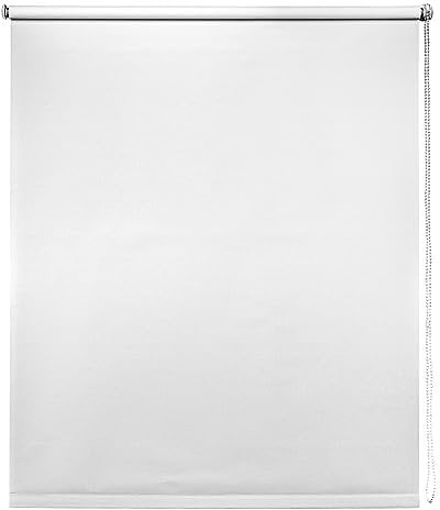 Thermal Blackout Blinds, White 210cm (82.67), 165cm Drop - Blackout Roller Blinds For Inside and Outside Recess Fitting - Window Blinds of Multiple Colours and Sizes by New Edge Blinds