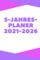 5-Jahres-Planer 2021-2026: Jahresplaner Monatskalender