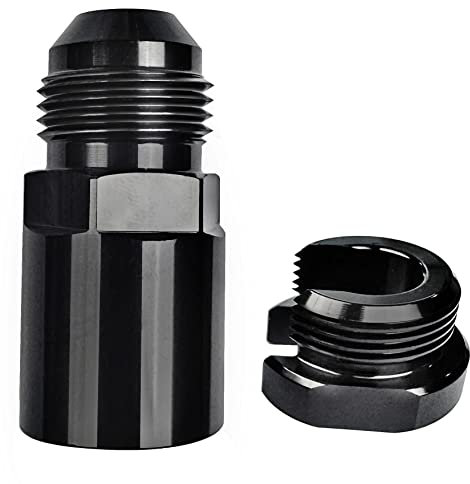 8AN männlich auf 3/8 SAE Schnelltrennbuchse EFI Fitting Adapter Aluminium AN8 männlich ausgestellt auf 3/8 Zoll weibliche Kraftstoffleitungsverbinder