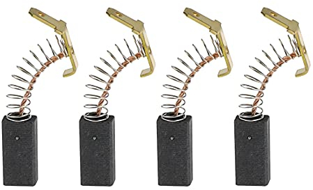 Create idea Kohlebürsten Ersatz Kompatibel mit Holzher 2320 2321, 2111 Kreissäge, 2410 2411 2420 Bandschleifer, 6,3 x 8 x 16 mm, 2 Paar