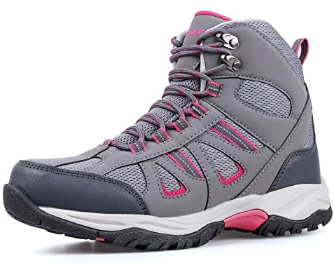 riemot Wasserdicht Trekking & Wanderschuhe für Damen Wander-Schuhe Schnürsenkel Wanderstiefel Trekkingschuhe,Outdoor Pferdehof Walking Schuhe Wandern Tour Hiking Trailrunning Stiefel gr.36 EU