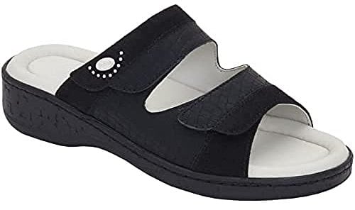 Scholl Femme Marinella Sandale, Noir, 41 EU Large