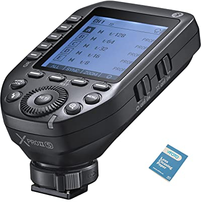 Godox XProII-S 2.4G Flash Trigger Transmitter TTL Autoflash 1/8000s Bluetooth-kontrol, Scanningsfunktion Kompatibel für Sony a7II, a7, a99, ILCE-600L, A9, A7R, A7RII, DSC-RX-10 DSLR Kameras
