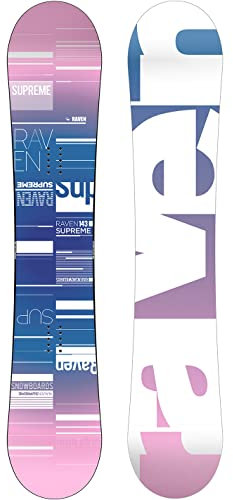 Raven Snowboard Supr White oder Black (139cm White)