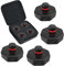 BIG RED ATSLS001R Hebebuchsen-Pads für Tesla Modell Y/S/3/X: Rutschfester Wagenheber, Tesla-Zubehör für Batterie- und Chassis-Schutz, 4 Packungen mit Einer Aufbewahrungsbox, ATSLS001R