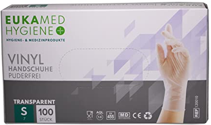 Eukamed Hygiene Vinyl-Handschuhe (S, 100)