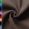 Bündchenstoff Gerippt XXL Breit (105cm - 120cm) - über 25 Farben - Stoffe Rippe - ab 25cm Länge - Öko-Tex Standard 100 Farbe Braun