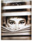 KUSTOM ART Hollywood Audrey Hepburn berühmte Schauspieler Serie, ungerahmt, Kunstdruck auf beschichtetem Papier, 40 x 30 cm