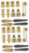Yardwe 28 Pièces laveuse de Sol couvertures de Paille Mur Outil pour Tube de vélo Carte à Jouer Claire cendrier éléphant Outils vélo Valve convertisseur Outil de Pompe Bicyclette Gonfleur