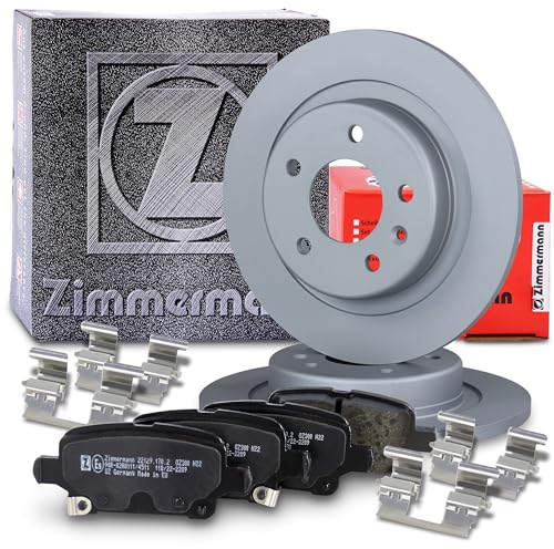 ZIMMERMANN Bremsenset Hinterachse inkl. Sport Bremsscheiben Coat Z Ø 288 mm voll und Bremsbeläge hinten Kompatibel mit OPEL INSIGNIA B (Z18)