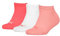 PUMA 194010001 Chaussettes de Basket, Rose Combo, 35-38 (Lot de 3) Mixte Enfant
