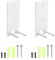 Yuhtech 2 Pcs Wall Mount for Bose OmniJewel Lifestyle 650 Home Speaker, Bose Surround Speakers 700 Brackets, White