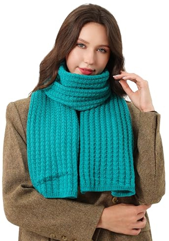 DonDon sciarpa Donna invernale sciarpa di lana Sciarpa lavorata a maglia
