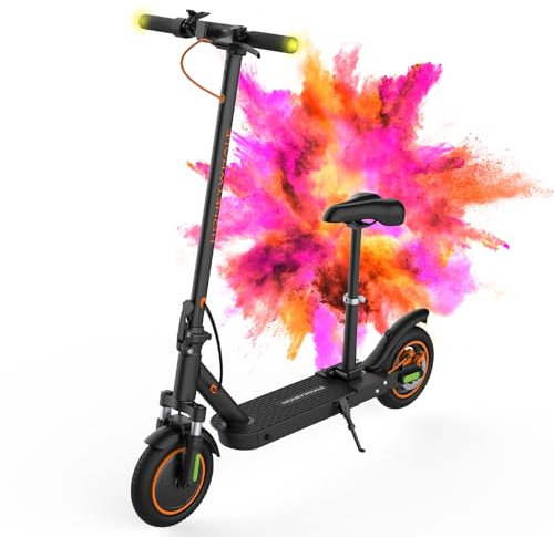 E Scooter,Elektro Elektroroller Erwachsene Elektroscooter,E Roller Offroad,Elektro Scooter Roller,(35 Km Reichweite,120 KG Tragkraft,10 Zoll Reifen,Duales Bremssystem)-M2 MAX