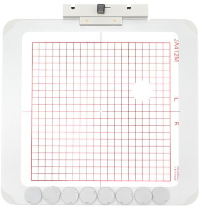 MagnaHoop SQ20B Magnetrahmen für Janome MC 500E 400E 550E Memory Craft Elna Expressive 830 830L, Metall-Magnet-Stickmaschinen-Schärpe Rahmen (8 x 8-JA412M)