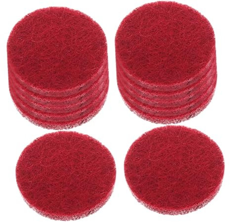 NULYLU 100stücke Aroma-diffusorpads Aus Baumwolle Runde Pads Für Ätherische Öle Ersatz Für Auto-lüftungsclip Und Medaillon-Halskette Kleine Pads Mit Hoher Saugfähigkeit