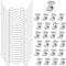 100pcs Greenhouse Glass Clips Z and W Clips for Greenhouse Glass Panes, W Spring Clips Greenhouse Clips for Glass, Greenhouse Glazing Clips Window Clips for Greenhouse, Green House Glass Clips Fixings