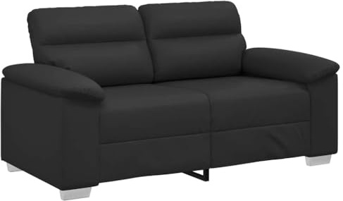 vidaXL 2-Sitzer-Sofa Schwarz 160x81x84 cm Kunstleder