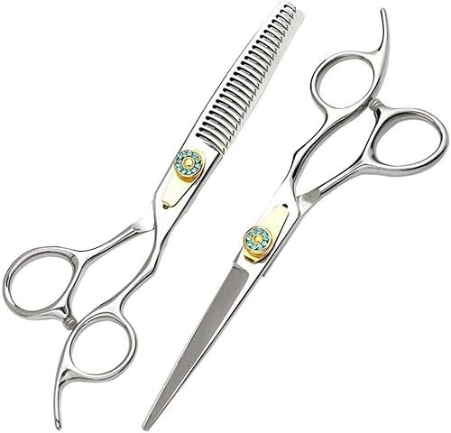 Professionelles Friseurscheren-Set – 6 Zoll Lange Haarschneide- Und Effilierschere Aus Edelstahl Für Den Salon- Und Heimgebrauch
