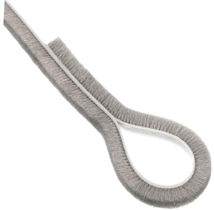 CTIRCHIU Selbstklebende Bürstendichtung Wetterdichtes Tür Fensterdichtungsband Wind Schallschutz Zugluftstopper für Wohnräume und Schränke