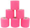 COMOmed selbstklebender verband elastische binde handgelenk bandage pflaster rolle Dog Bandagen Tierische Bandagen Rosa 5 cm X 6 Bände