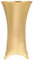 vidaXL 2X Stretch Tischhusse Golden 60cm Stretchhusse Tischdecke Überzug Husse
