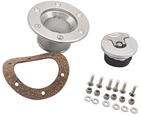 Almencla Billet Edelstahl Brennstoffzellen Tankdeckel Für Flugzeuge, 6 Loch Eloxiert, Unterputzmontage