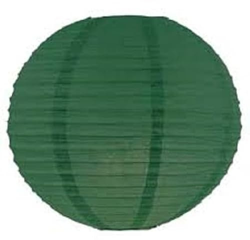 5 x Dunkelgrün lampion 35 cm