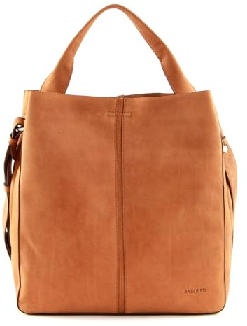SADDLER Leder Handtasche Umhängetasche Elsa Tote Bag Tan braun