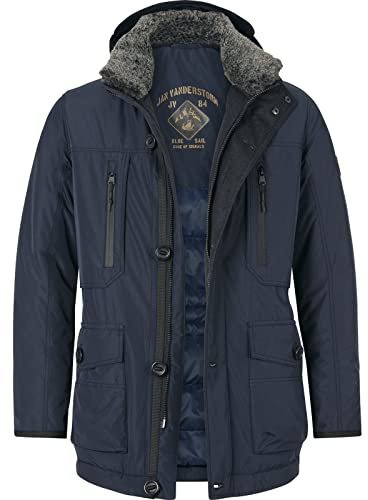 Jan Vanderstorm Herren Funktionsjacke Botulfr Winterjacke | Atmungsaktiv, Wasser- Und Windabweisend | Größe 50-76 dunkelblau, 4XL (XXXXL) - 68