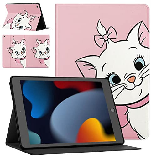 Pnakqil Custodia per Lenovo Tab M10 HD Gen 2 10,1'',Antiurto Ultrasottile Tablet Protettiva Case in Pelle PU con Auto Svegliati/Sonno e Trifold Funzione Stand Flip Lenovo Tab M10 HD Gen 2 Cover,Gatto