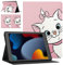 Pnakqil Custodia per Lenovo Tab M10 HD Gen 2 10,1'',Antiurto Ultrasottile Tablet Protettiva Case in Pelle PU con Auto Svegliati/Sonno e Trifold Funzione Stand Flip Lenovo Tab M10 HD Gen 2 Cover,Gatto