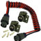 Generisch 2 polige 4m Natowendel + 2X NATO Dose & 4X Kontaktbuchse 35mm² 12V / 24V Kabel