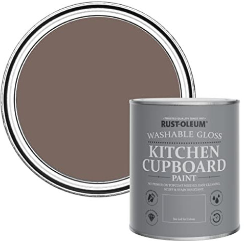 Rust-Oleum Brown Kitchen Cupboard Paint in Gloss Finish - River’s Edge 750ml